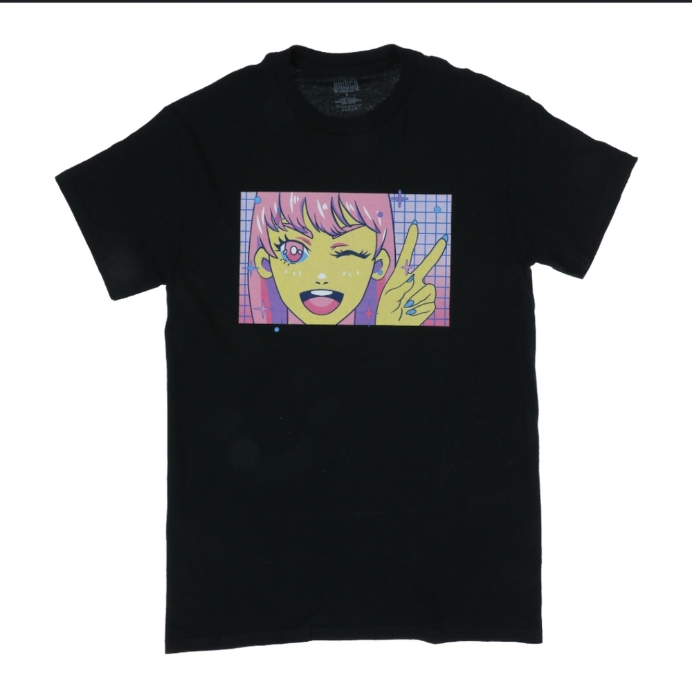 NWOT Brisco Brands Manga Anime Girl Tshirt Sz M